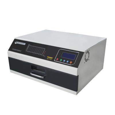 China Small Qihe QR-5040D 500*400mm Infrared Hot Air Desktop SMT Soldering Production Line LED Assembly Reflow Furnace for sale