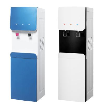 China Plastic Cold Hot Floor Water Dispenser With Compressor Cooling Fashionable Design for sale