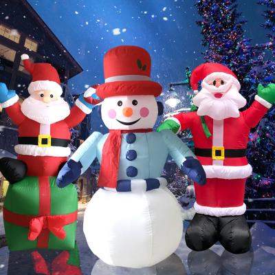 China 2021 Inflatable Chirstmas Decor Amazon Hot Sale 25ft Outdoor Christmas Decorations for sale