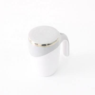 China 2021 Amazon Best Selling Self Stainless Steel Coffee Milk Cup Viable Automatic Plastic Stirring Blending Mug for sale