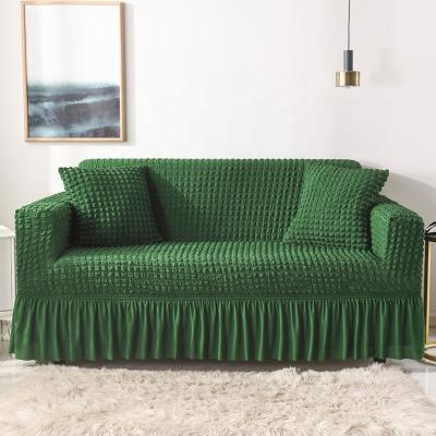 China 3 Piece Sofa Cover Set Wholesale Washable Stretch 4 Seat Polyester Sofa Cover 100% Washable Cover for sale