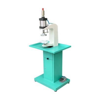 China Shoe Making Industry Single Station Manual Punching Machine Leather Top Round Hole Pneumatic Type for sale