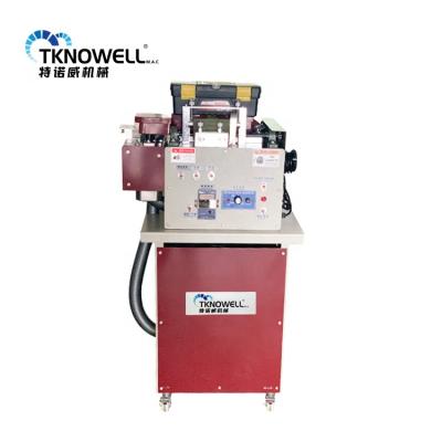 China Leather Belt Machinery Double Wheel Leather Belt Leather Sharpening Machine for sale