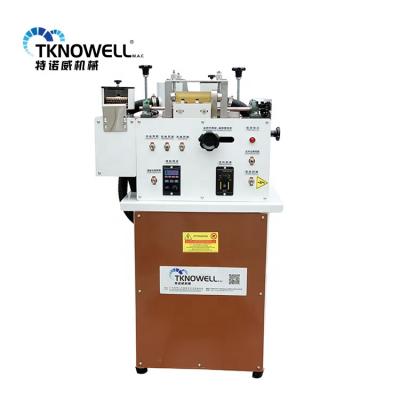 China Leather Belt Leather Making Polishing Machine Two Wheel Belt Polishing Machine Sharpener for sale