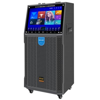 China Dual Mic 30W Karaoke Video Machine With LED Display Multifunction Speaker for sale