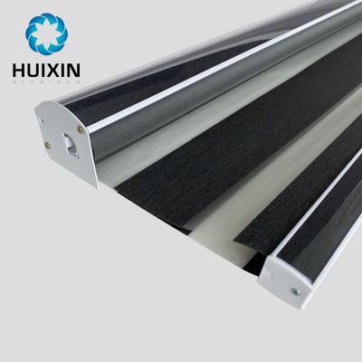 China Modern Sunshade Curtain Roller Shade Polyester Fabric Daylight Zebra Shades for sale