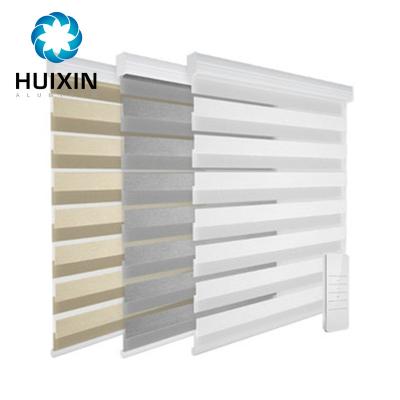 China Modern Zebra Cheap Lampshade Components Double Layer Double Layer Roller Shades Day And Night Shades for sale