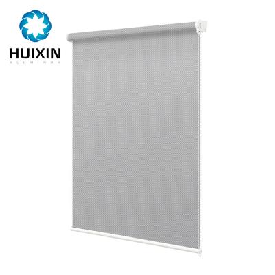 China Modern Adjustable Fabric Manual Roller Shade Venetian Roller Shades Window Shades for sale