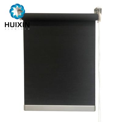 China 100% Blackout Black Window Shades Modern Roller Blinds For Home Window Shades for sale