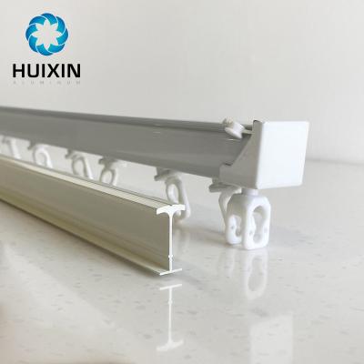 China No Assembly Needed No Assembly Required Heavy Duty Aluminum Sliding Curtain Track And Roller For Hotel for sale