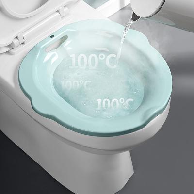 China Popular Elder Free Squat Tub Portablele Sitz Bath Basin Pregnant Woman Imprisonment Toilet Wash Foldable Steamer Seat Cover for sale