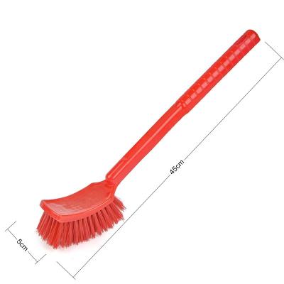 China China Reliable Reliable Supplier Cheap Price Plastic Material Long Handle Toilet Brush Double Sides Hockey Brush For Cleaning for sale