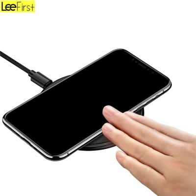 China Advanced Design Mobile Phone Smart Leather Slim Wireless Charger 5V 2A for sale