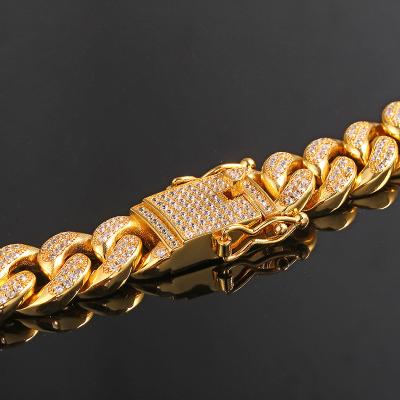 China Trendy Trendy Rose Anklet Cuban Link For Women Silver Gold Hip Hop Anklet Bracelet 18k Anklet Chains for sale