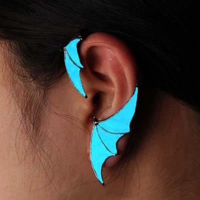 China FASHION Handmade Hang Ear Hang Single Earrings Ear-hook Wing Earrings for Women Fashion Jewelry for sale