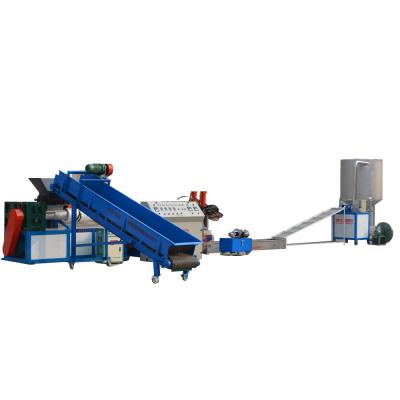 China Plant PP PE Plastic Granulation Line Granules Making Machine Waste Plastic Granulator Double Stage for sale