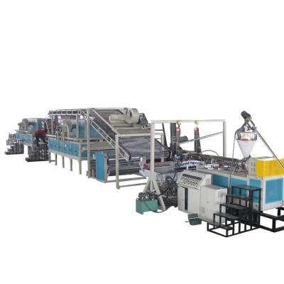 China Standard carpet production line/PVC carpet computer control pvc carpet/plastic carpet carpet making machine for sale