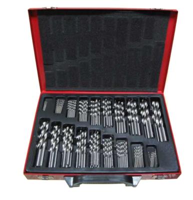 China Easy Carry 170Pcs DIN338 Metric Fully Ground Cobalt HSS Twist Drill Bits Set For Metal Stainless Steel Aluminum Drilling for sale