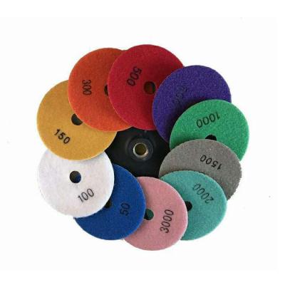 China Floor/MarblePolishing Diamond Powder Polishing Pads Resin Wheel For Polishing Marble for sale