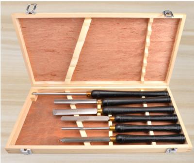 China 6PCS Carving Carving Chisel Woodworking Tool HSS Lathe Turning Chisel Set 8 Pieces Set For Wood Turning for sale