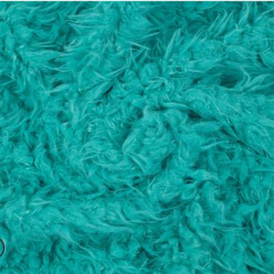 China Sale Amazon Yard Long Pile Warm Soft Comfortable Faux Fur Solid Color Fabric Shrink-Resistant for sale