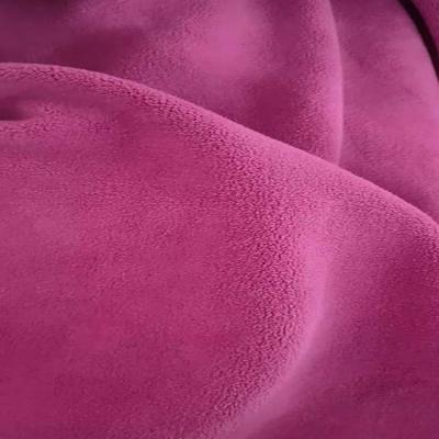 China Soft Grain Fleece Austrian Thick Warm Sweater Flannel Breathable Stretch Fabric for sale