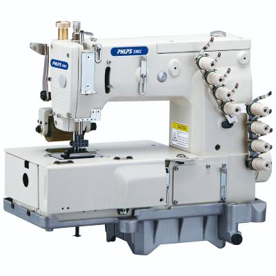 China PHLPS PLEASE-1404P 4 Needle Flatbed Chainstitch Sewing Machine Industrial Multi Needle Machine for sale