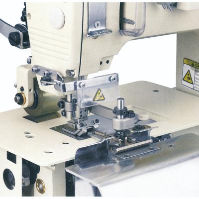 China THREAD TRIMMER PHLPS PLEASE-2000CP 2 needle flat bed making belt loop machine with front fabric cutter and bottom puller the width of belt loop for sale