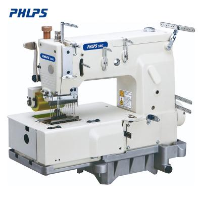 China PHLPS PLEASE-1412p China supply horizontal layer double needle multi needle chainstitch sewing machine for sale