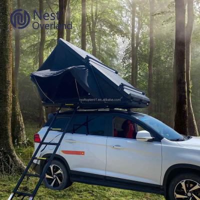 China Right tying type four-season car truck small quantities with luggage camping auto roof top tents triangle roof top tent for sale