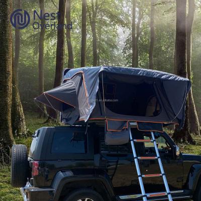 China Newest Factory Price Fast Opening Suv Auto Camping Straight Type For Car Waterproof Solar Shell Camp Tents Rooftop Tent Hard for sale