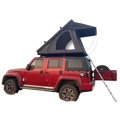 China Best Selling Single Layer Aluminum New Design Hard Shell Roof Top Triangle Rooftop Tent Straight Fastening Type for sale