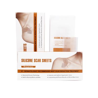 China High Quality Medical Face Face OEM Scar Remover Correction Silicone Scar Sheet for sale