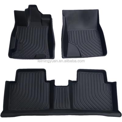 China Full Set Right Hand Drive Left Hand Drive Custom Rubber Strip 3d 6d 5d TPO Car Floor Mats for sale