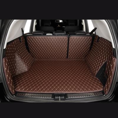 China Full Set 80KHz Carpet Leather Irregular Car Interior Trunk Accessories PVC For Construction Machinery for sale