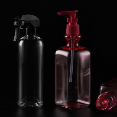 China Widely Used Wholesale Plastic Square Pump Sanitizer Spray Bottle Continuous Spray Bottle for sale