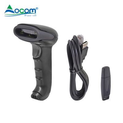 China OCBS-W013 Wireless Laser Barcode Scanner Handheld NA 2.4G 1D for sale