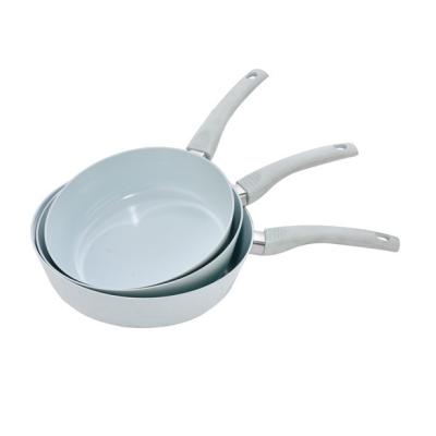 China 24/26/28 Cm Pressed Aluminum Ceramic Non-Stick Deep Fryer Pan Fry Pan Viable for sale