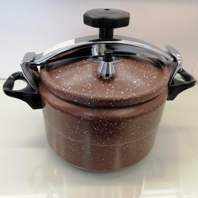 China Sustainable High Quality Marble Coated Pressure Cooker 3L-20L Supplier Hot Sale Kitchen Pressure Cooker for sale