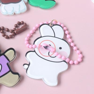 China Keepsake Gifts Personalized Cute Kawaii Cartoon Kids Key Chains Luxury Anime Key Chain Acrylic Custom Keychains for sale