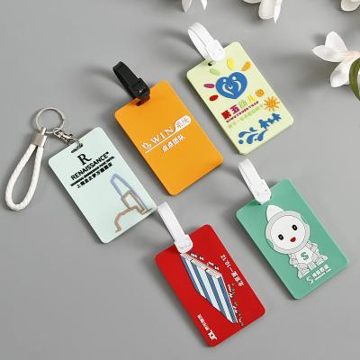 China Customized Resin 3D Cartoon Souvenirs Promotion Gift Key Chain Silicone 2D Figures Anime Custom Logo Soft Rubber Key Chain PVC Keychains Luggage Tag for sale