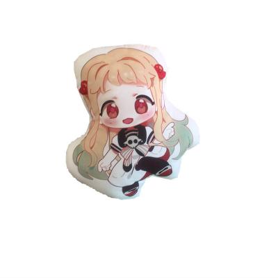 China Viable Wholesale Decorative Cute Anime Designer Custom Cutout Pillow Bed Pillow Case for sale