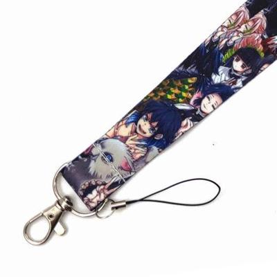 China OEM Wholesale Sublimation Key Chain Eco-friendly Other Anime Phone Lanyard With Logo Custom Polyester Lanyard For Key for sale