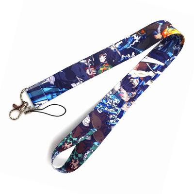 China Wholesale Eco-friendly Other Polyester Key Chain OEM Anime Lanyard Custom Phone Sublimation Lanyard With Logo for sale