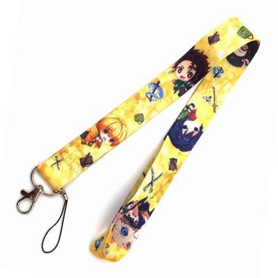 China Wholesale Eco-friendly Other Phone Lanyard Custom With Logo Anime Lanyard For Key Sublimation Polyester Key Chain OEM for sale