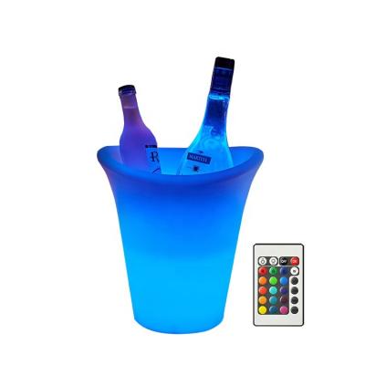 China Wholesale LED Bucket 16 Stocked Changing Colors Light Up Led Ice Bucket Plastic Ice Buckets For Party Wine Cooler for sale