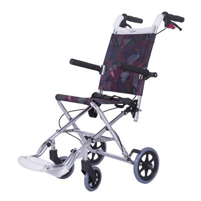 China Lightweight Aluminum Health Care Physiotherapy Wheelchair Travel Airport Wheelchair for sale