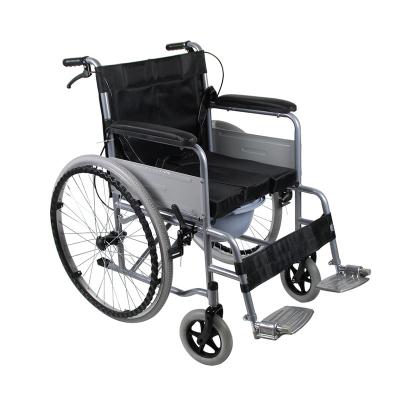 China Healthcare Physiotherapy Outdoor Transit Commode Wheelchair Price for sale