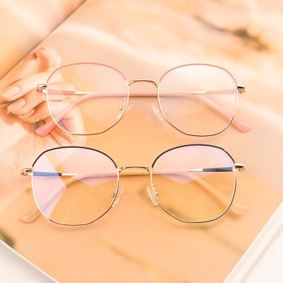 China Factory Direct Wholesale Fashion Optical Frames Classic Metal Optical Glasses For Women Metal Cheap Glasses for sale