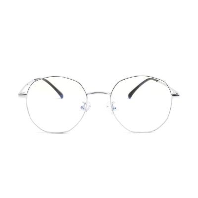 China Large Frame Glasses Optical Frames Are Popular Frames With Irregular Borders Full Frame Metal Glasses for sale